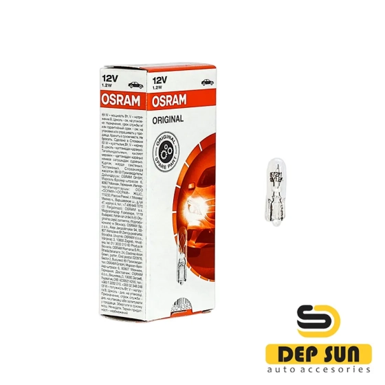 Лампа накаливания W1,2w w2*4,6 Osram