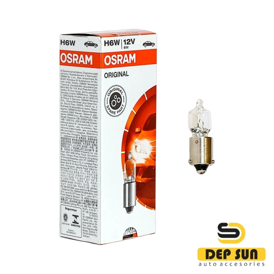 Лампа накаливания H6w bax9s Osram