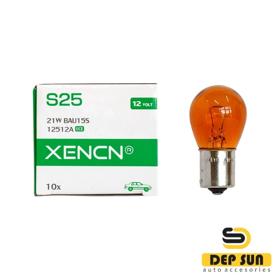 Շիկացման լամպ PY21w bau15s amber Xencn