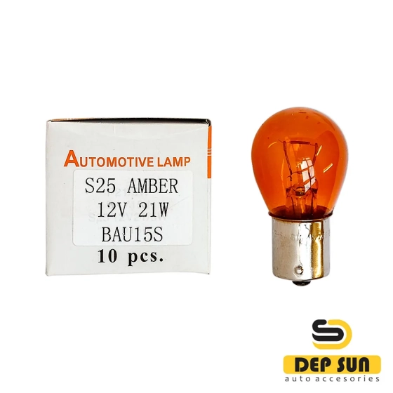 Лампа накаливания PY21w bau15s amber No mark