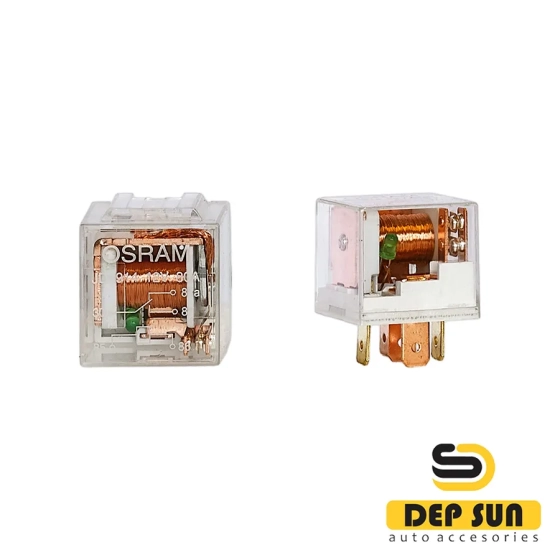 Реле универсальное для автомобиля  80a 2x 5-контактное OSRAM