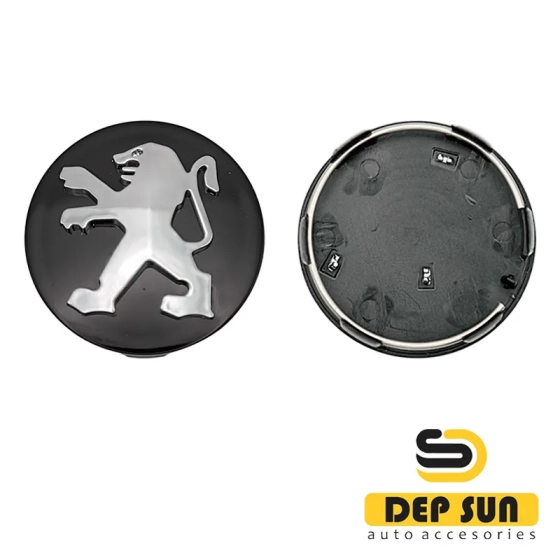 центральный колпак на колесо  Peugeot черный