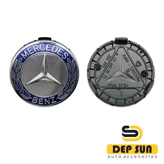 центральный колпак на колесо mercedes синий пшеница