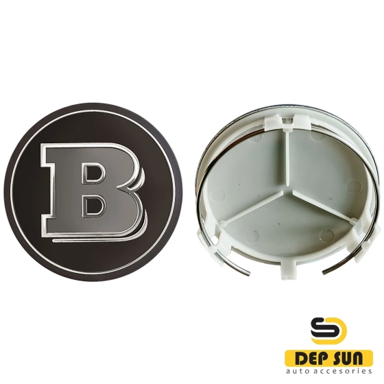центральный колпак на колесо mercedes черный BRABUS