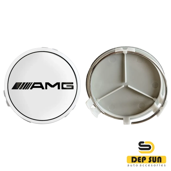 центральный колпак на колесо mercedes серебристый AMG