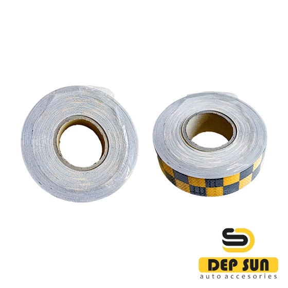 Отражатель 0,05*40м Желтый/Черный Такси