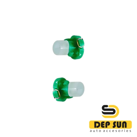 LED lamp T3, green color, COB 1s 12v
