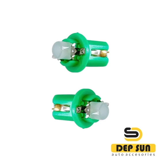 Светодиодная лампа MF2 (b8,5d) цвет зеленый , COB 1s 12v