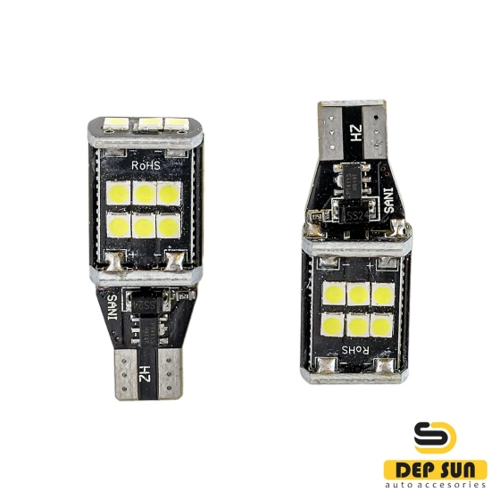 LED lamp T15(w16w) 3030 (3 sides) 15s 12v