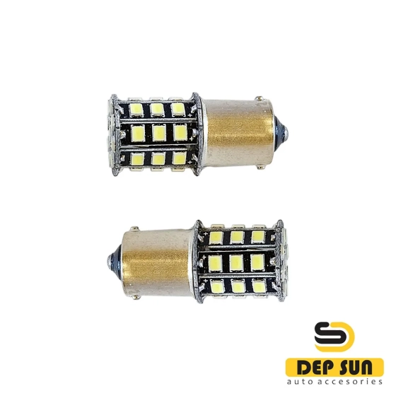 Светодиодная лампа P21w (R10W) 1206 (8 сторон) 33s 12v