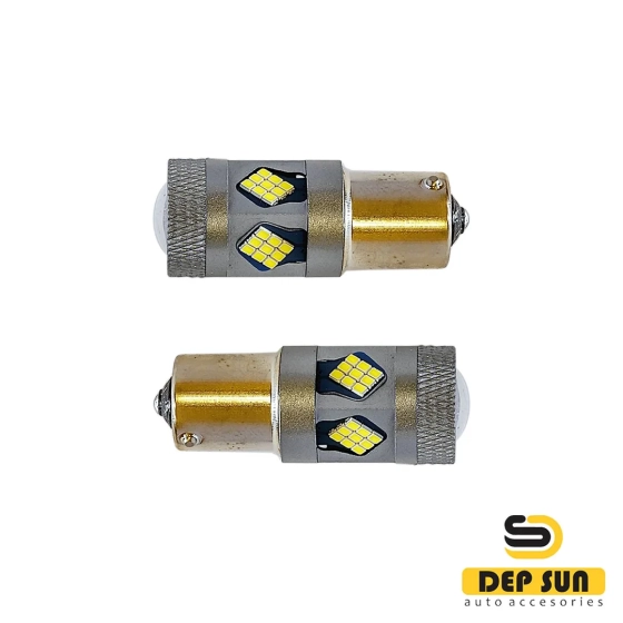 LED լամպ P21w (R10W) թերմոստատով 2016 (5 կողմ) 45s 12v