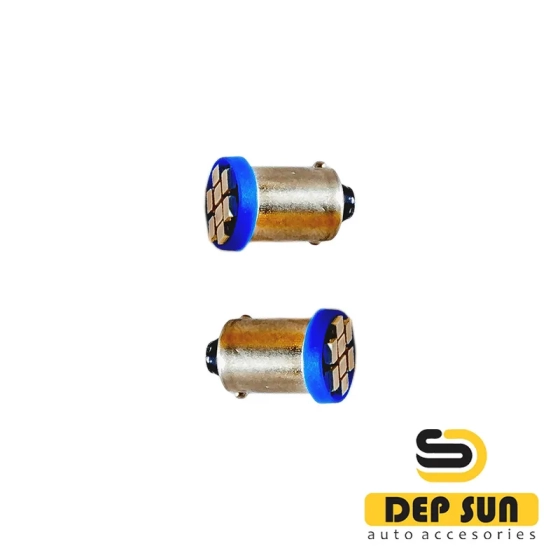 Светодиодная лампа T4W(BA9S) 1206 , цвет синий 8s 12v