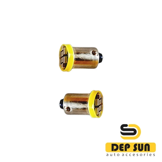 LED lamp T4W(BA9S) 1206 , yellow 8s 12v
