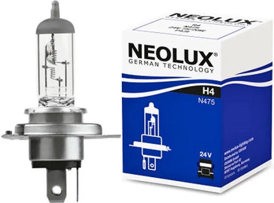 Галогеновая лампа H4 75/70w 24v Neolux N475