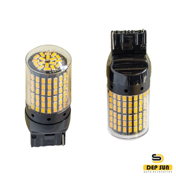 LED լամպ T20 (wy21w) գույնը դեղին 4014 144s 12v