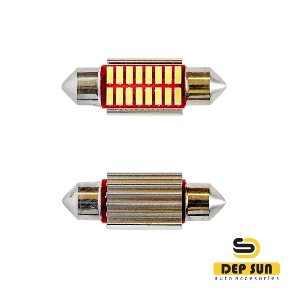 Светодиодная (софитная) лампа  c5w 4014 canbus 36mm 16s 12v