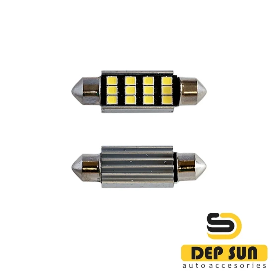 Светодиодная (софитная) лампа  c5w 2835 canbus black 41mm 12s 12v