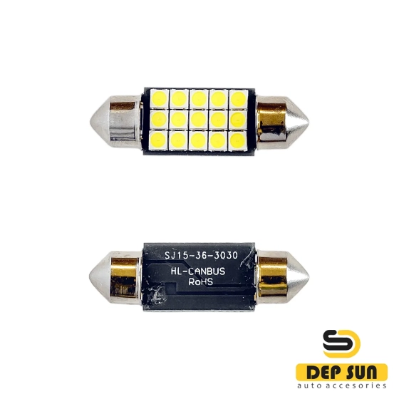 LED (սոֆիտ) լամպ  c5w 3030 canbus rosh 3mm 15s 12v