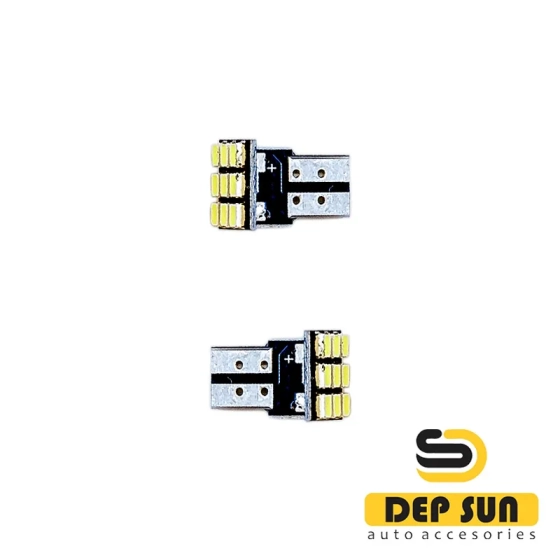 LED լամպ T10 w5w ֆիբռ 9s 12v