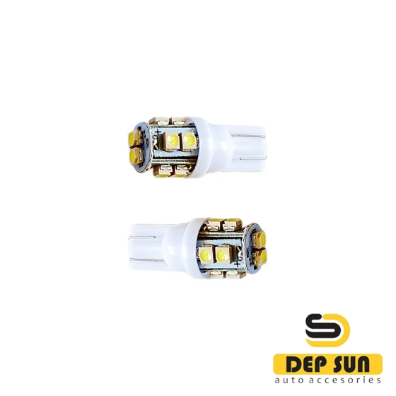 LED lamp T10 w5w (5 sides) 10s 12v