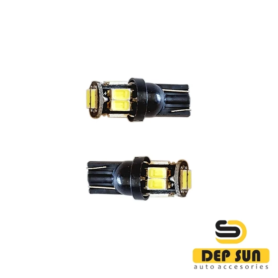 LED lamp T10 w5w (5 sides) cob 10s 12v