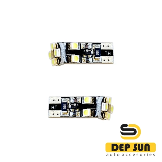 LED lamp T10 w5w (3 sides) fiber 8s 12v