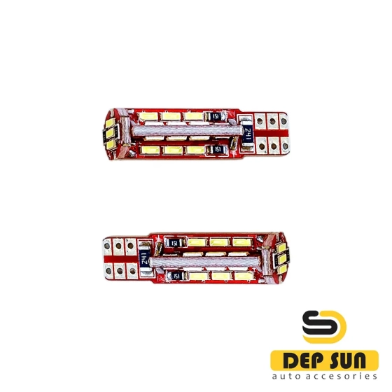 LED լամպ T10 w5w X առանց սխալի (5 կողմ) 27s 12v