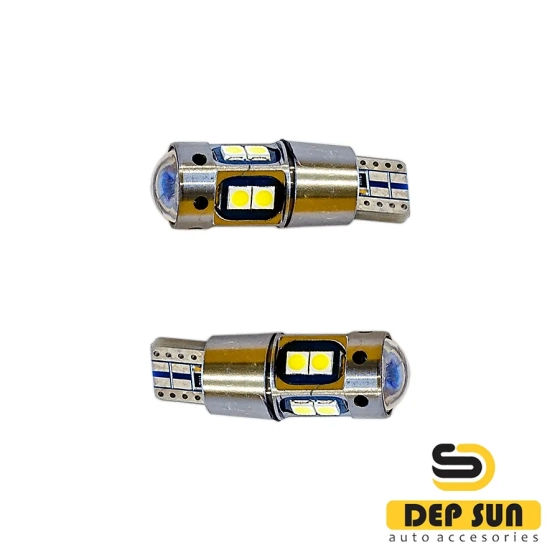 LED լամպ T10 w5w կոնուսաձև 10s 12v