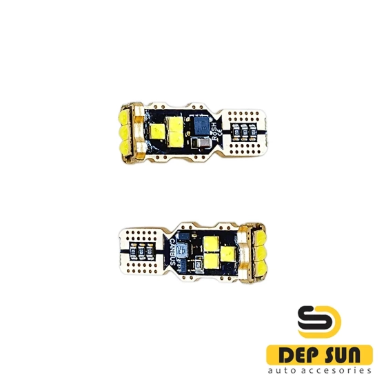 LED լամպ T10 w5w առանց խնդրի (3 կողմ) 9s 12v