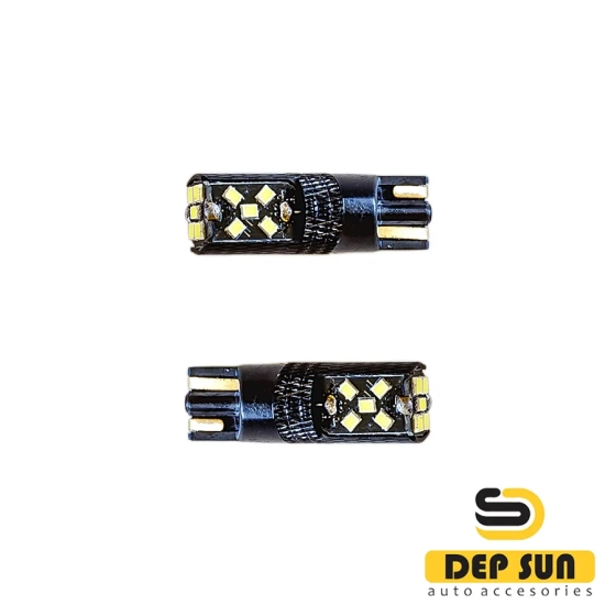 LED լամպ T10 w5w առանց խնդրի (3 կողմ) 15s 12v