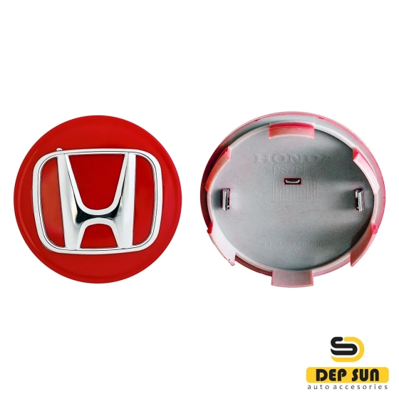 центральный колпак на колесо  HONDAкрасный/никель 69 մմ