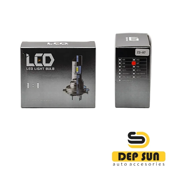 Светодиодные лампы Z2 H7 1։1 33w